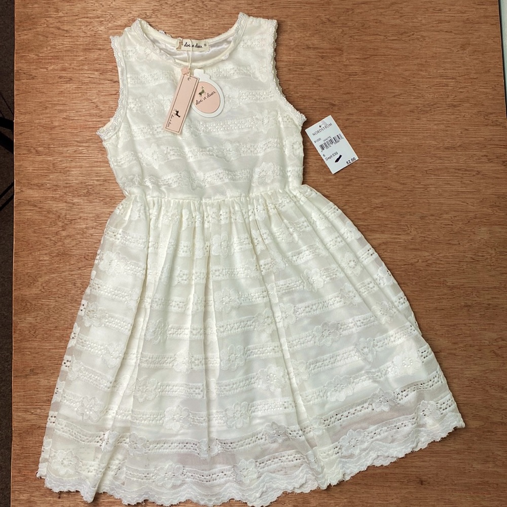 Doe-a-Dear Girls Lace Dress